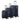 Ventex Crest Navy Suitcase - Small Medium Large 