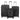 Black Small Medium and Large Size Luggage Trolley Bag 