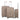 Beige Small Medium and Large Size Luggage Trolley Bag 