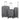 Grey Small Medium and Large Size Luggage Trolley Bag  