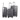 Ash Grey  Small Medium and  Large Waterproof Trolley Bag  
