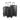Black  Small Medium and  Large Size  Waterproof Trolley Bag  