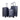 Navy Blue Small Medium and  Large Waterproof Trolley Bag 