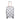 silver quartz Medium Size polycarbonate Trolley Bag 