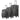 Ventex Vector Grey Suitcase - Small Medium Large 