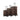 Ventex Crest Brown Suitcase - Small Medium Large 
