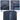Metallic Blue Medium Size polycarbonate Trolley Bag 