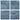 Ice Blue Hard Case Luggage Bag 