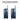 Metallic Blue Medium and Large Size polycarbonate Trolley Bag 