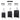 Jet Black Small Medium and  Large Hard Case Luggage Bag 