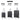 Ash Grey Small Medium and  Large Hard Case Luggage Bag 