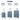 Ice Blue  Small Medium and  Large  Hard Case Luggage Bag 