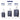Navy Blue Small Medium and  Large Waterproof Trolley Bag 
