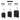 Black Small Medium and Large Size Luggage Trolley Bag 