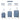 Ice blue Small Medium and Large Size Luggage Trolley Bag 