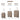 Beige Small Medium and Large Size Luggage Trolley Bag 