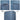 Ice blue Trolley Bag 