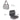 silver quartz Vantiy Hard Case Hand Bag 