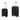 Black Samll and Large Size Luggage Trolley Bag 