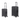 Ash Grey small and Medium Hard Case Luggage Bag 
