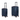 Metallic Blue Small and Large  Size polycarbonate Trolley Bag 