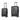 Metallic Grey small and Large Size polycarbonate Trolley Bag 