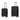 Black  Small Medium Size Trolley Bag 